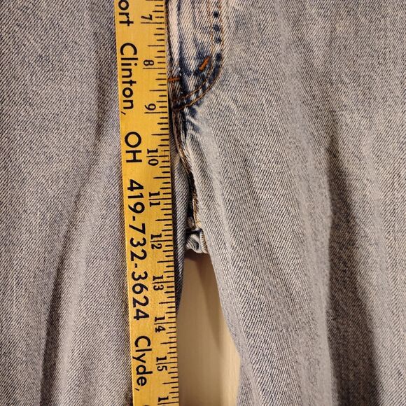 Levi's vintage 560 jeans mens 34x32 blue denim made in USA loose fit tapered leg - Picture 8 of 12